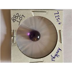 Unique HUGE 7.25 AMETHYST Gemstone Round Beautiful