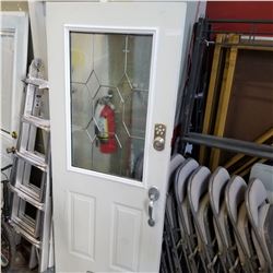 EXTERIOR DOOR W/ WINDOW INSERT