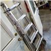 Image 1 : MASTERCRAFT ALUMINUM EXTENSION A-FRAME LADDER