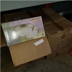 2 BOXES OF CEILING LIGHT FIXTURES - 16 TOTAL