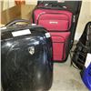 Image 1 : 3 PEICES OF LUGGAGE BLACK AND RED