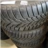 Image 4 : SET OF 4 DUNLOP GRANDTREK WT M3 M/S RUN FLAT 255/55 R18 TIRES - 65% TREAD