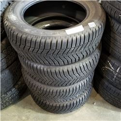 SET OF 4 CONTINENTAL WINTER CONTACT TIRES 205/60 R16 - 95% TREAD