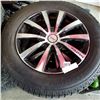 Image 2 : SET OF 4 MICHELIN 235/60 R17 TIRES ON TOUREN 2 PATTERN 5 BOLT RIMS
