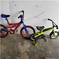 AVIGO AND TECH TEAM KIDS BIKES