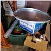 Image 1 : 2 TOTES AND 2 BOXES OF TOOLS AND SHOP SUPPLIES