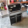 Image 1 : WEBER GENESIS BLACK AND STAINLESS PROPANE BBQ