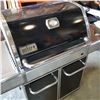 Image 2 : WEBER GENESIS BLACK AND STAINLESS PROPANE BBQ