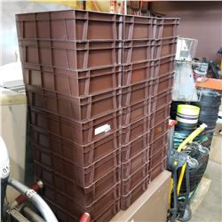 30 BROWN PARTS BINS