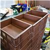 Image 3 : 30 BROWN PARTS BINS