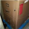 Image 2 : LARGE 2 DRAWER FIREPROOF SAFE, LOCKING WITH KEY