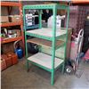 Image 1 : 6FT GREEN SHOP SHELF