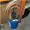 Image 1 : BLUE BUCKET W/ WELDING GAS LINES
