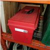Image 1 : RED CONTICO TOOL BOX W/ CONTENTS