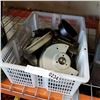 Image 1 : TOTE OF GRINDER GUARDS AND ACCESSORIES