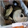 Image 2 : TOTE OF GRINDER GUARDS AND ACCESSORIES