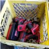 Image 1 : CRATE OF MILWAUKEE CORDLESS TOOLS