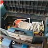 Image 2 : BLACK AND ORANGE TOOLBOX W/ CONTENTS