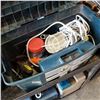 Image 3 : BLACK AND ORANGE TOOLBOX W/ CONTENTS