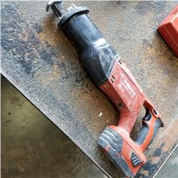 HILTI CORDLESS SAWZALL W/ CHARGER - TESTED AND WORKING