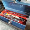 Image 2 : BLUE BENCH TOOL BOX W/ CONTENTS