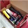 Image 2 : LOT OF FLASHLIGHTS AND VINTAGE TOOLBOX/LUNCHKIT