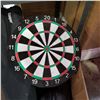 Image 2 : BOX LOT OF HELMET, BADMINTON RACKETS, DART BOARD, ETC