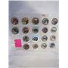 Image 2 : COMPLETE 1994 COCA COLA GRETZKY SET "THE GREAT ONE" 18 POGS