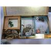 Image 1 : BOX AND TRAY OF JEWELLERY