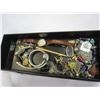 Image 2 : TRAY OF WATCHES AND SEMI-PRECIOUS STONE JEWELLERY