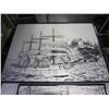 Image 2 : 2 ETCHED METAL LITHOGRAPHS AND 2 SMALL WALL ART