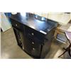 Image 2 : 4 DRAWER PAINTED BLACK KROEHLER DRESSER