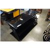 Image 2 : 3-TIER BLACK GLASS ENTERTAINMENT STAND