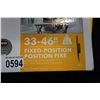 Image 2 : NEW OVERSTOCK INSIGNIA 33 TO 46 INCH FIXED POSITION TV WALL MOUNT, 80LB CAPACITY