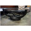 Image 2 : BLACK EASTERN RATTAN SPINNING TABLE