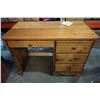 Image 1 : NEW FLOOR MODEL SOLID PINE STUDENTS DESK WITH 3 DRAWERS AND PENCIL DRAWER, DOVETAILED DRAWERS, WOOD 