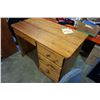 Image 2 : NEW FLOOR MODEL SOLID PINE STUDENTS DESK WITH 3 DRAWERS AND PENCIL DRAWER, DOVETAILED DRAWERS, WOOD 