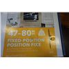 Image 2 : NEW OVERSTOCK INSIGNIA 47 TO 80 INCH FIXED POSITION TV WALL MOUNT, 120LB CAPACITY