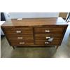 Image 1 : FLOOR MODEL ASHLEY NATURAL WOOD LOOK 6 DRAWER DRESSER - RETAIL $1299