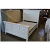 Image 2 : ASHLEY FLOOR MODEL DOUBLE SIZE WHITE PANEL BEDFRAME, RETAIL $699