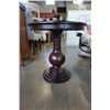 Image 2 : ROUND MODERN PEDESTAL END TABLE