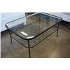 Image 2 : IKEA GLASS TOP COFFEE TABLE