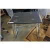 Image 2 : LEATHER TOP CHROME DESK