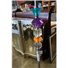 Image 2 : BRUSHED METAL FLOOR LAMP W/ GEMSTONE LOOK