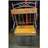 Image 2 : MAPLE AND METAL WINE RACK SHELF W/ 6 DRAWERS