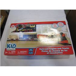 KID CONNECTION RAILROAD ENGINE AND TRACKS - COMPLETE