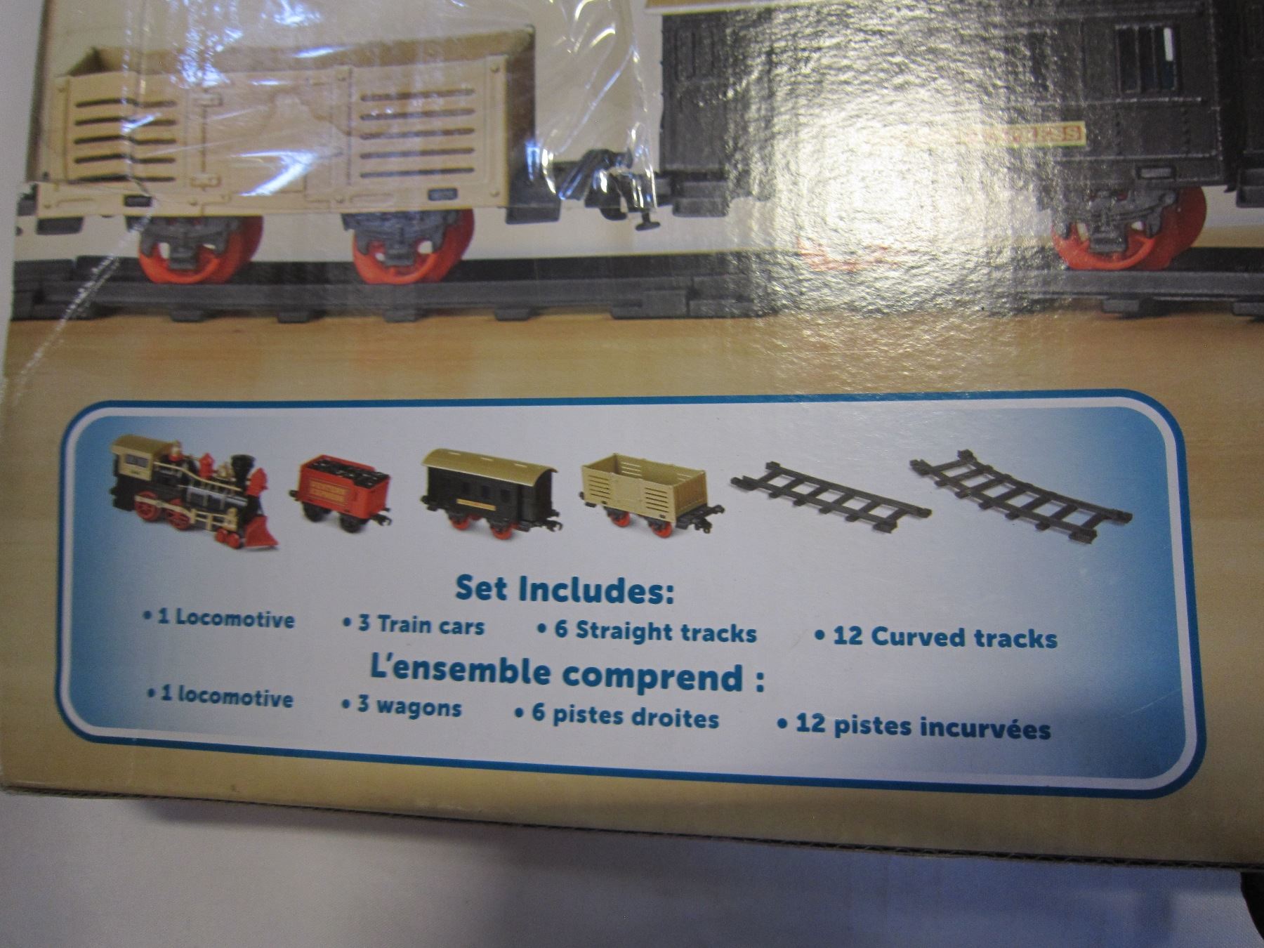 KID CONNECTION RAILROAD ENGINE AND TRACKS - COMPLETE