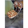 Image 2 : COOEY ROUND FOLDING TABLE AND 4 FOLDING CHAIRS