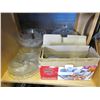Image 1 : BOX LOT OF SERVING WARE, PORCELAIN EASTERN DINNER WARE, ETC