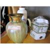 Image 2 : ANTIQUE MADE IN JAPAN TEAPOT AND 2 VASES